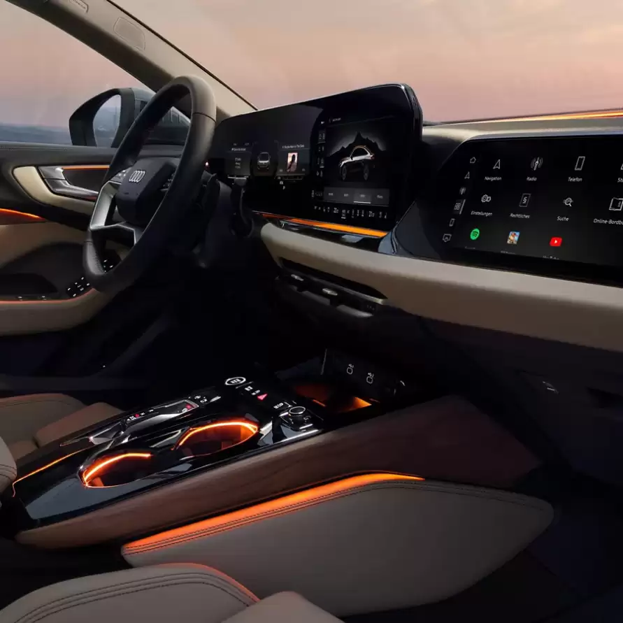 Audi A5 sedan interior consola central